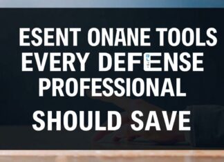 Essential Online Tools Every Defense Professional Should Bookmark Essential Online Tools Every Defense Professional Should Save