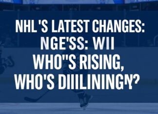 NHL’s Latest Shifts: Who’s Climbing, Who’s Falling? NHL's Latest Changes: Who's Rising, Who's Declining?